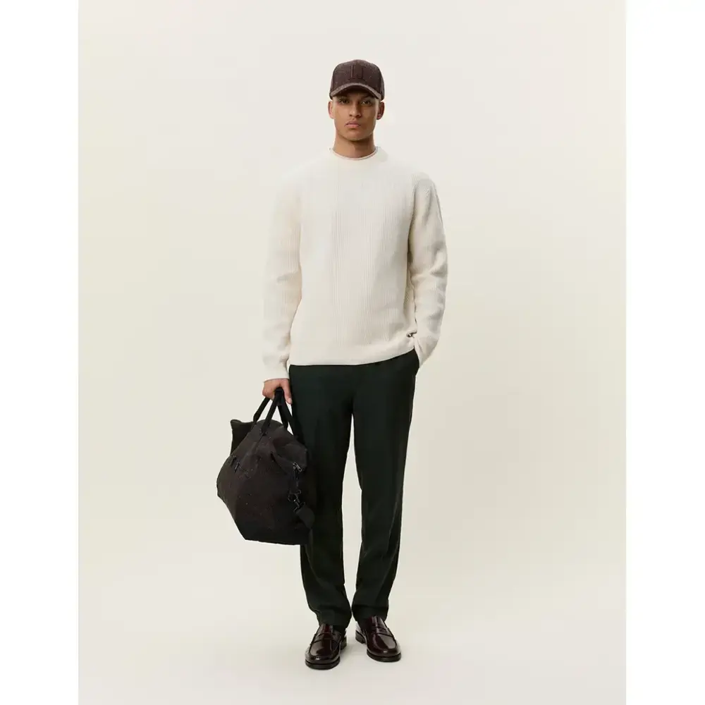Les Deux Wool Rib Roundneck Knit